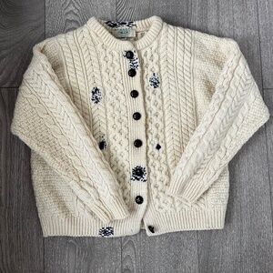 Vintage Irish Wool Cardigan